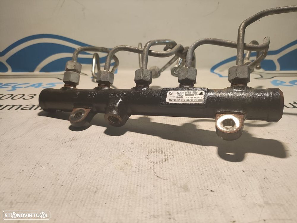 REGUA INJETOR INJETORES INJECTOR INJECTORES CITROEN C8 EA EB 2.0 HDI 16V 120CV RHK 9681649580 C5 II 2 MK2 RC C4 PICASSO I 1 MK1 UD GRAND PICASSO I 1 MK1 UA JUMPY PEUGEOT 407 6D 6E EXPERT 307 3A 3C FIAT SCUDO 220 FASE II 2 FORD CMAX DM2 FOCUS II 2 MK2 DA HCP DP SMAX WA6 MONDEO IV 4 MK4 BA7 KUGA I 1 MK1 VOLVO V50 545 - 5