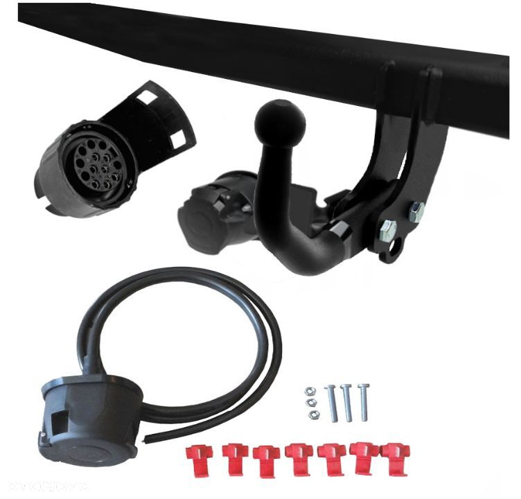 HONDA CRV III 3+RE CR-V HAK HOLOWNICZY + WIĄZKA + GNIAZDO 7PIN + ADAPTER 7/13P - 7