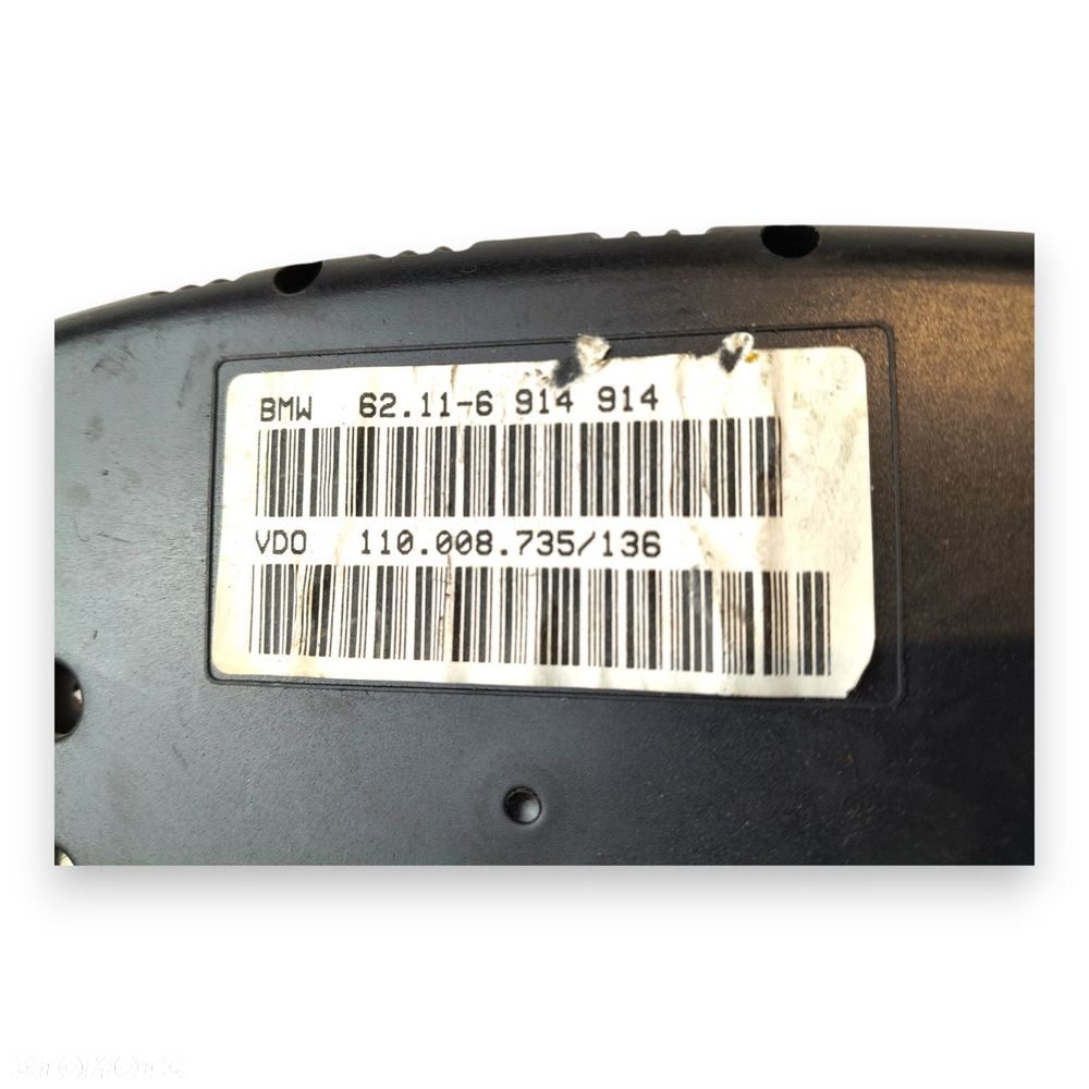 LICZNIK ZEGARY 6914914 BMW E39 2.0 2.5 3.0 D Diesel 252 263km europa - 2