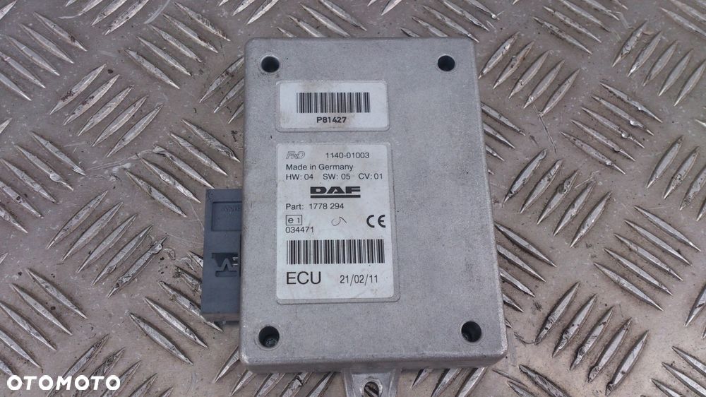 KOMPUTER STEROWNIK KASETA ECU DAF XF 105 - 2
