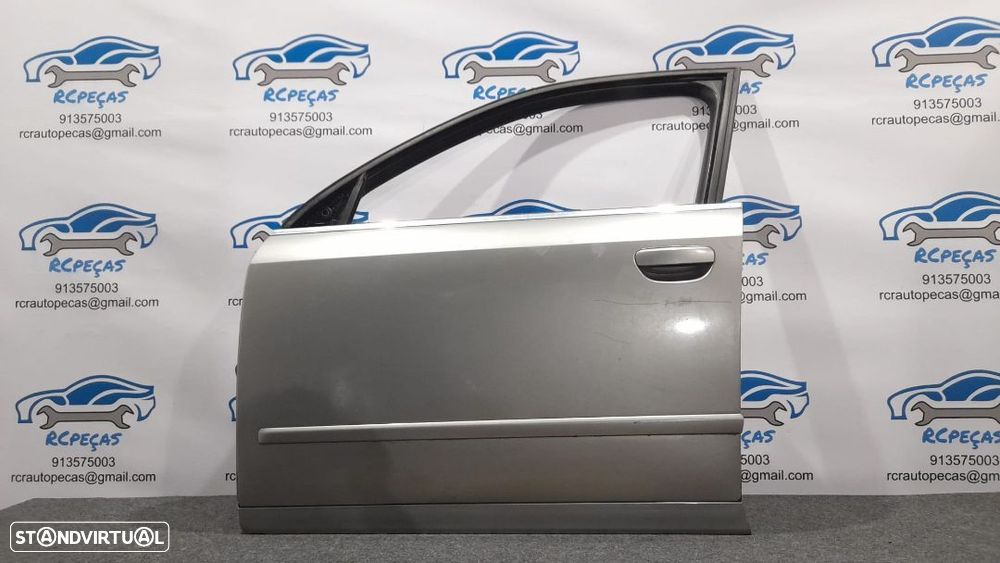 PORTA PORTAS FRENTE FRONTAL ESQUERDA AUDI A4 B6 8E0831051 FECHO ELEVADOR MOTOR PUXADOR VIDRO RETROVISOR RETROVISORES - 3