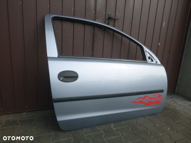 DRZWI PRAWY PRZÓD PRAWE PRZEDNIE KOMPLETNE OPEL CORSA C 3D Z163 - 8