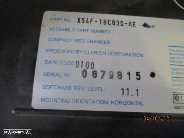 Radios XS4F18C830AE FORD FOCUS SW 2000 - 3