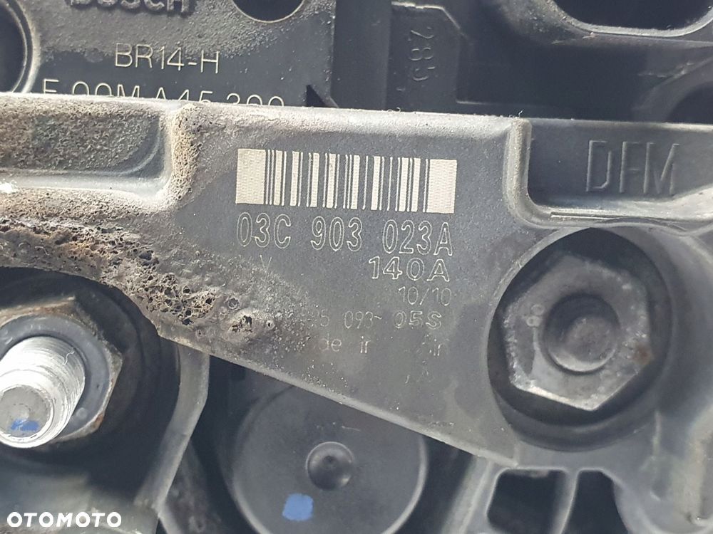 ALTERNATOR VW Golf VI 1.4 TSI bosch 03C903023A 140A - 2