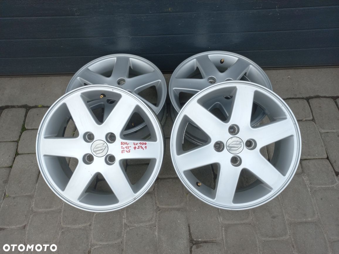 Oryginalne alufelgi Suzuki 15" 4x100 - 1