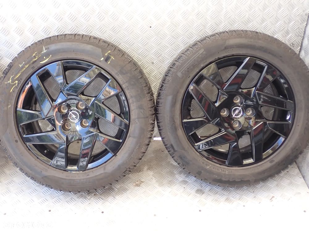 KOŁA FELGI ALUMINIOWE OPEL 6,5JX17 ET 32  4X1085 OP00127 K1 Z OPONAMI ZIMA PIRELLI 215/60/17 - 2