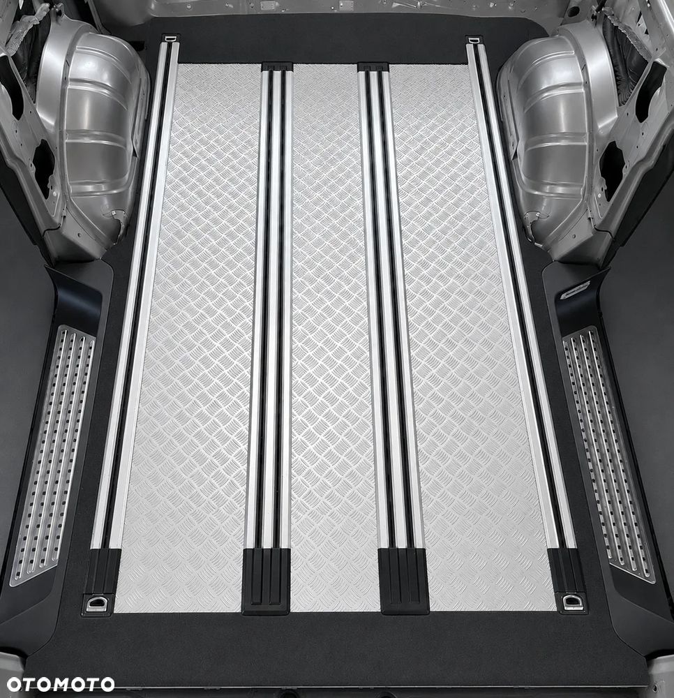 IDEALNA WYKŁADZINA WELUROWA WNĘTRZA TYLNA TYŁ PODŁOGA SZYNY ALUMINIUM RYFLOWANA VW T5 LIFT T6 MULTIVAN PAN AMERICANA - 8