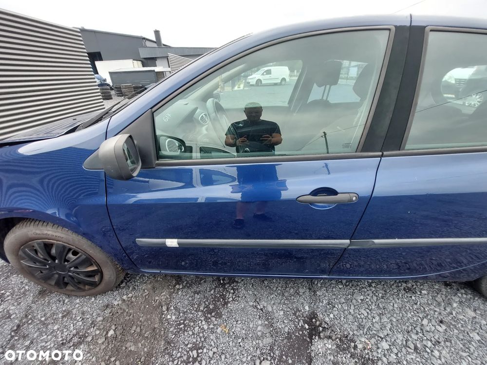 RENAULT CLIO III DRZWI LEWY PRZÓD PRZEDNIE LEWE KOMPLETNE NY432 nr. 6/7 - 1