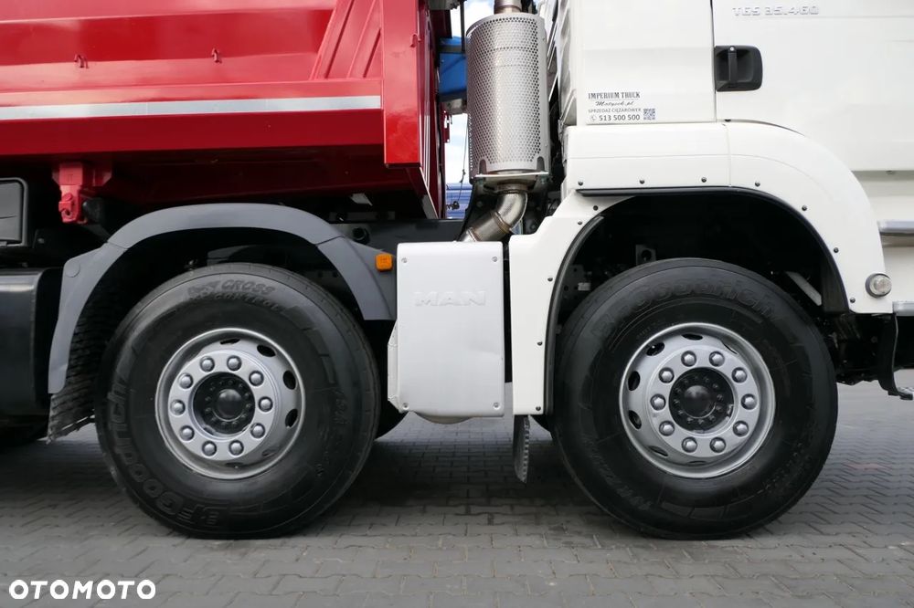 MAN TGS 35.460 / 8X4 / WYWROTKA 2 STR / BORDMATIC / MEILLER KIPPER / AUTOMAT / EURO 6 - 24