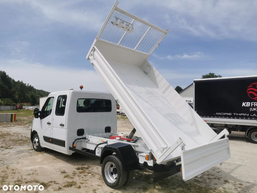 Renault Master 2.3dCi-130KM Brygadówka wywrotka 48.800km przebieg kiper doka Dubel klimatyzacja - 6