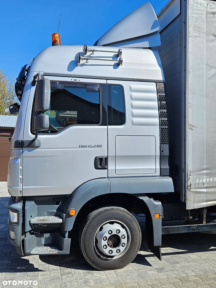 MAN TGM 15.290 / FIRANKA / AUTOMAT / CAŁY NA PODUSZKACH / KLIMA POSTOJOWA / BEZ ADBLU / BEZ DPF / SPROWADZONY / 18 PALET / E5 /  WINDA / NISKI PRZEBIEG - 5