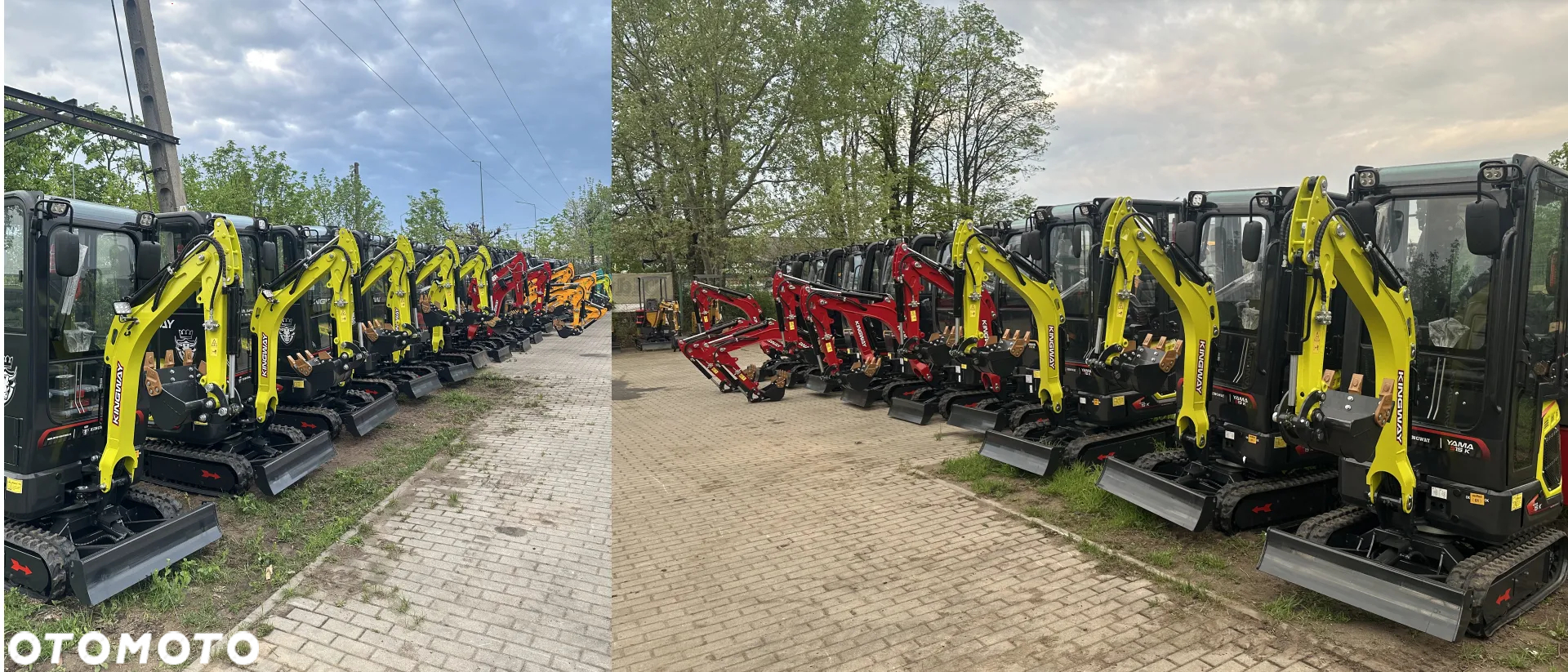 Kingway SV15 JOISTICK KABINA Ramię skr 1500kg 3 łyżki 3-cyl SILNIK 25KM D - 29