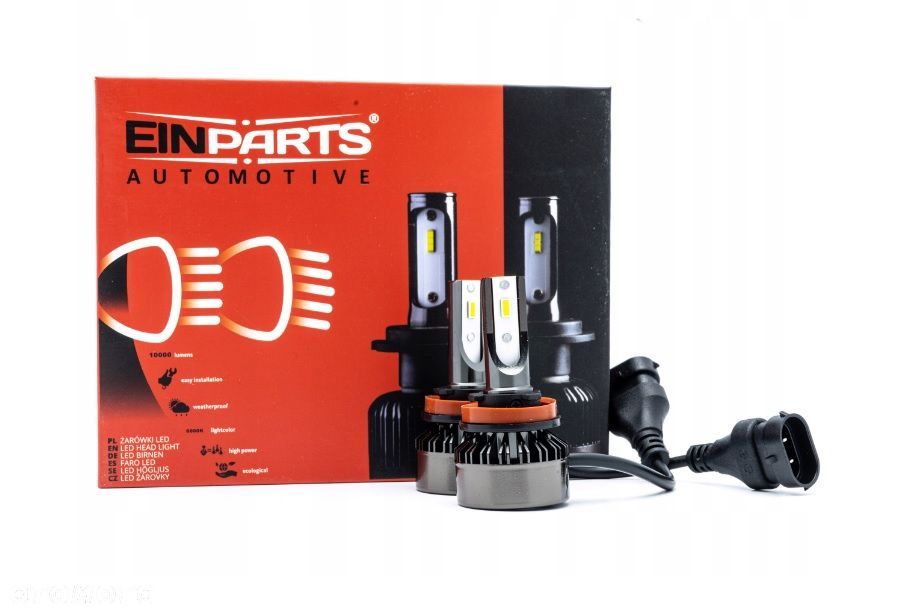 ŻARÓWKI H11 LED FLIP CHIP 6000K 12/24V CANBUS KPL - 1