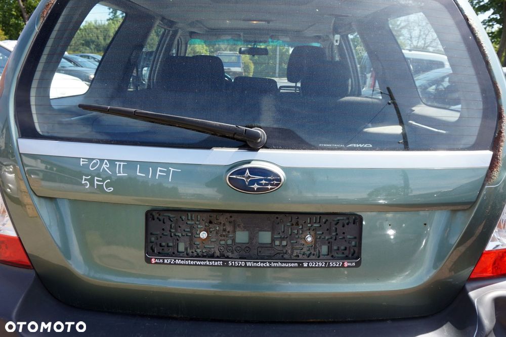 BLENDA LISTWA KLAPY BAGAŻNIKA FORESTER II SG LIFT 5F6 91112SA622QG SUBARU 2006-2008 - 1