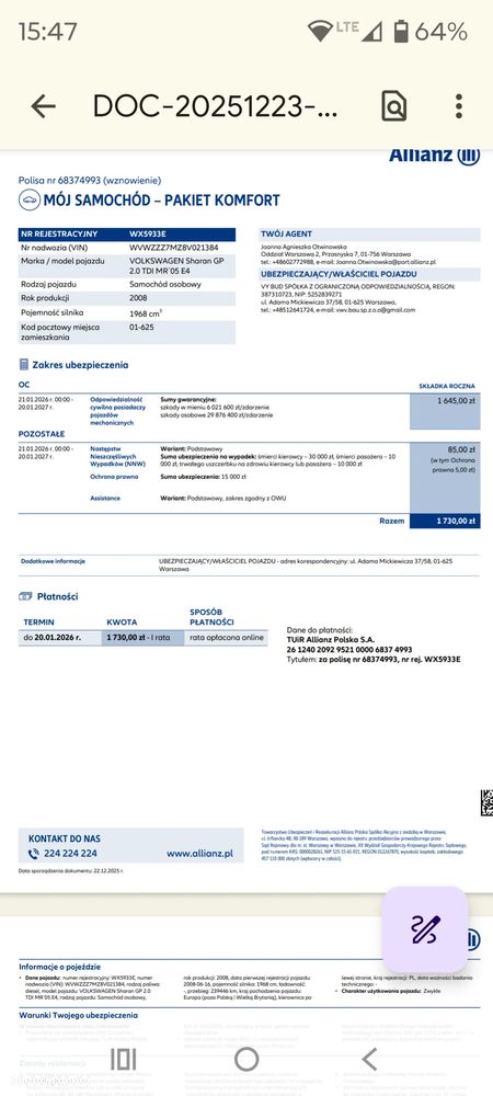 Volkswagen Sharan 2.0 TDI United - 23