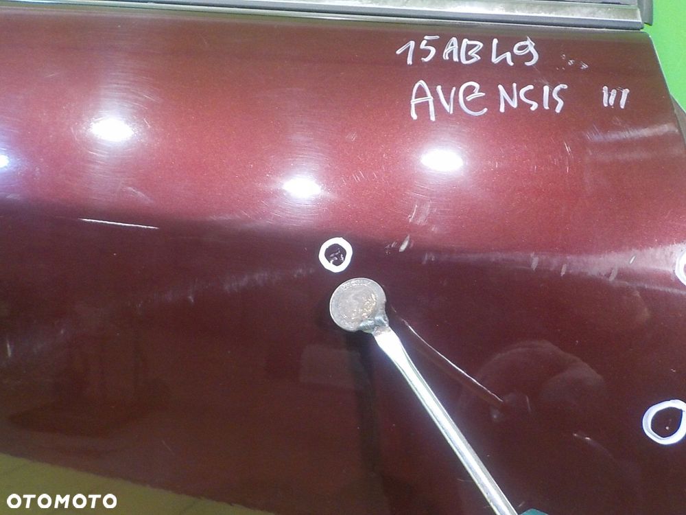 TOYOTA AVENSIS III T27 LIFT I 1.8 B 12r KOMBI 5D drzwi prawe tyl kompletne - 5