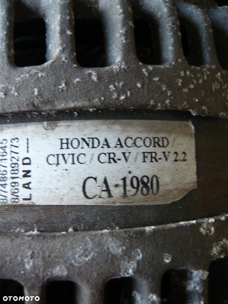 alternator ca-1980 honda civic viii ufo - 2