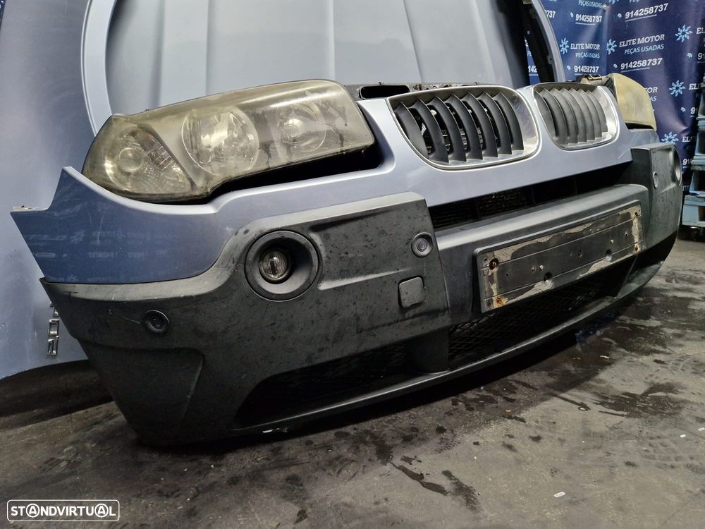 Frente completa usada BMW X3 E83 2.0D 150CV M47 capot parachoques oticas guardalamas - 6