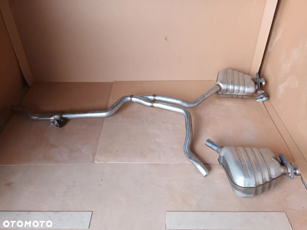 Audi A6 C7 4G lift 2.0 TDI wydech końcowy tłumik 4G0253612M 4G0253611M 28km - 1