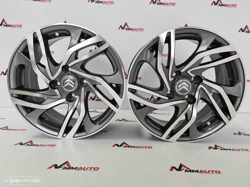 Jantes Look Citroen DS3 Gunmetal 16 - 1