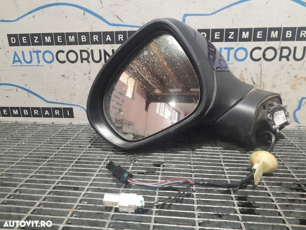 Oglinda stanga Fiat 500X Cross 2014 - 2018 4 Usi ALBASTRU (1073) Fara rabatare - 2