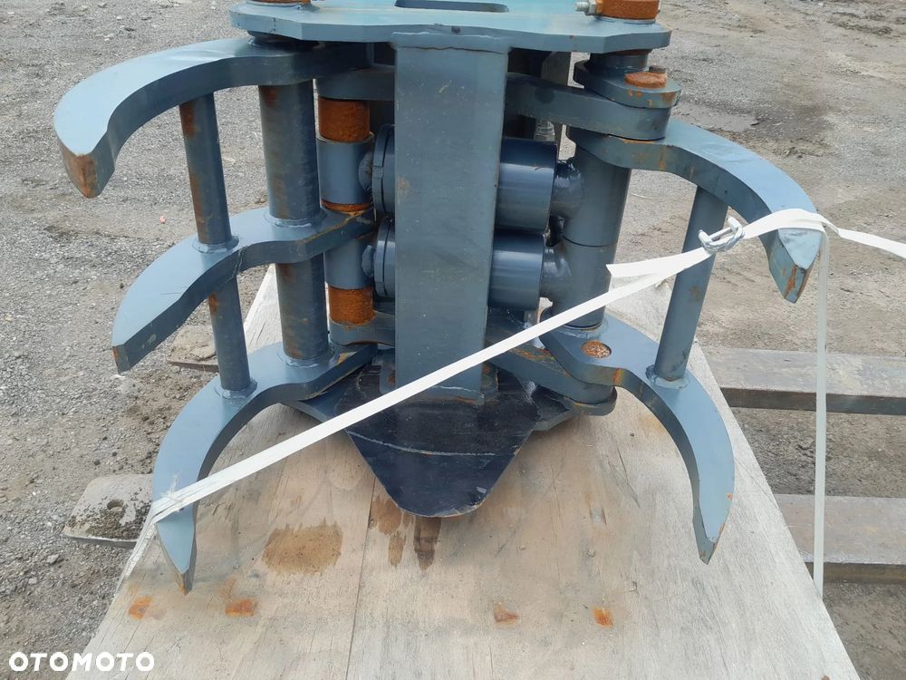 Hydrauliczna głowica ścinkowa 2 siłowniki nożyce do drzew chwytak do koparki - 4