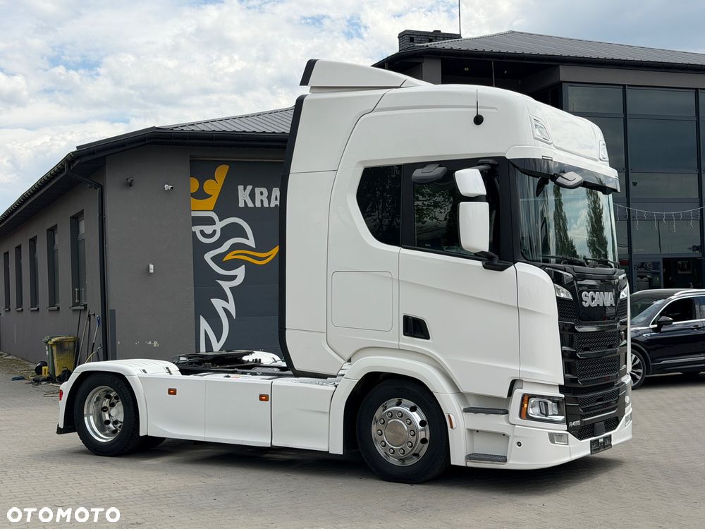 Scania Low deck mega r450 z Niemiec alcoa full led dwa duże zbiorniki navi klima postojowa nowe Tacho - 3