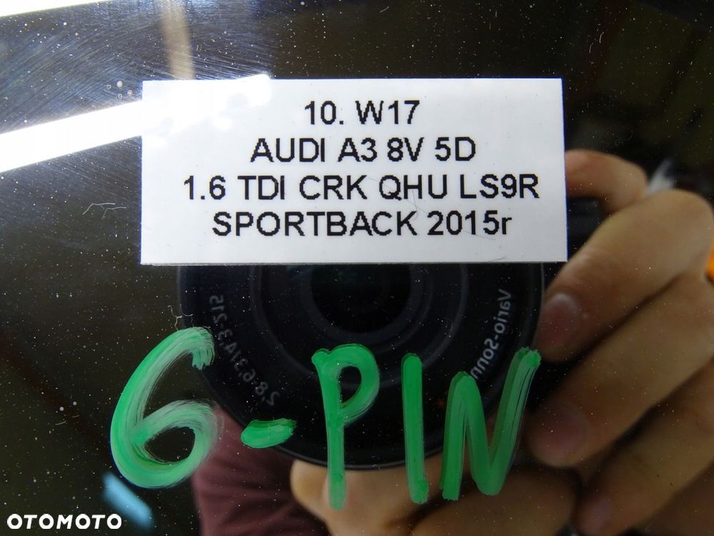 LUSTERKO PRAWE PRAWY PRZÓD PRZEDNIE AUDI A3 8V 5D SPORTBACK 6 PIN LS9R - 7