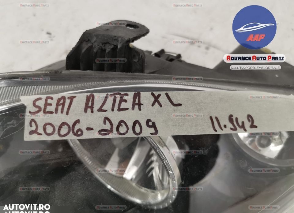 Far stanga original cu halogen Seat  Altea  1 [2004 - 2009] - 8