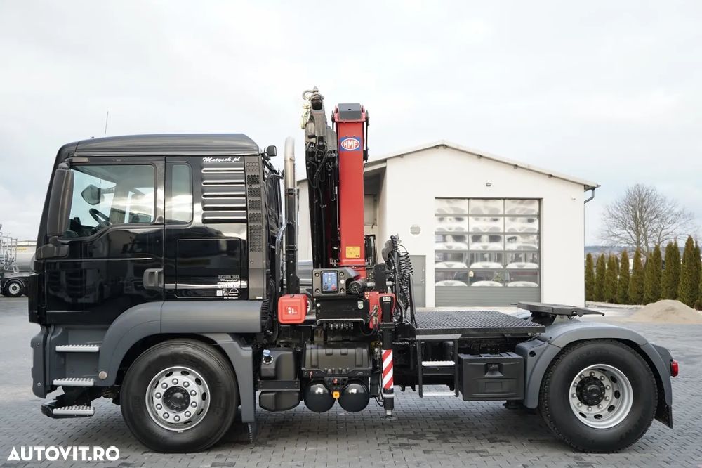 MAN TGS 18.480 / 4x2 / HDS HMF 1820 K6 / 17.2 m REACH / MANUAL / RADIOCOMANDĂ / IMPORTAT - 7