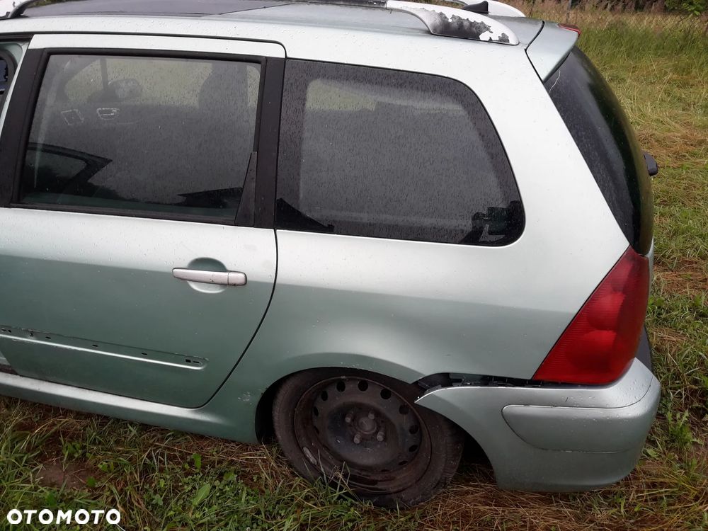 Peugeot 307 Drzwi prawe lewe szyba przednie przód tył kompletne w kolor - 6