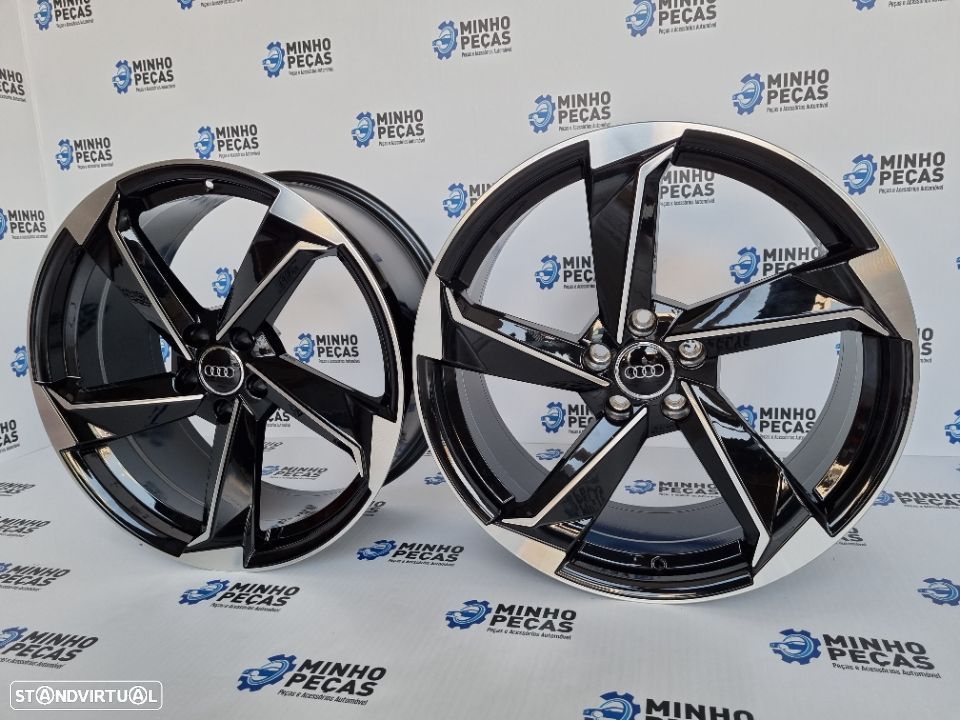 Jantes Audi (A9) em 20 Preto Polido - 3