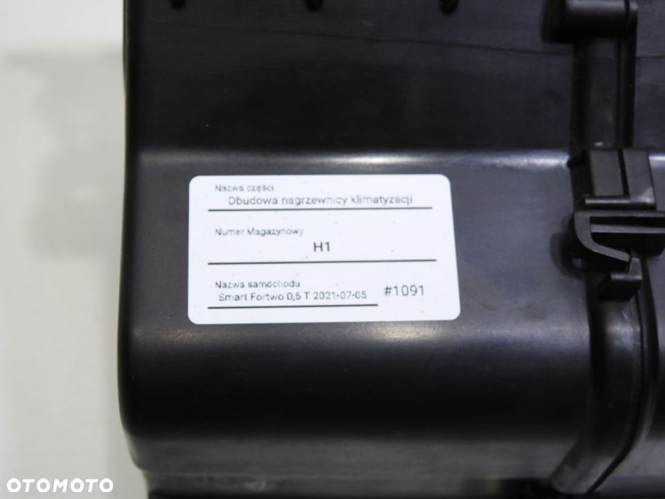 NAGRZEWNICA SMART FORTWO I 993789001 - 6