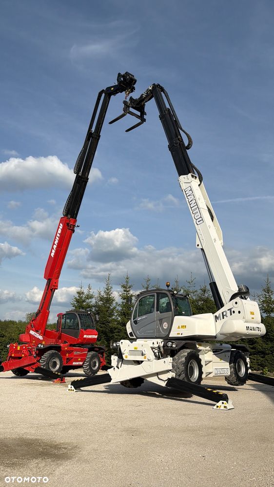 Manitou Ładowarka teleskopowa Manitou Mrt 2150 + Privilage Roto obrotowa 360 Pilot sterowanie radiowe Kosz Widły 2016/17 1840 2550 2540 silnik Mercedes 2150+ Merlo - 30