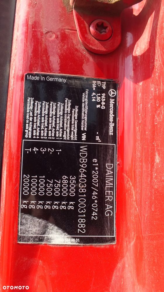 Mercedes-Benz Actros wywrotka - 12