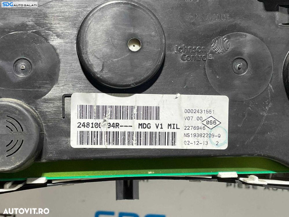 Ceas Ceasuri Cluster Instrumente Bord cu Display Dacia Logan 2 1.5 DCI 2012 - 2018 [L2492] - 3