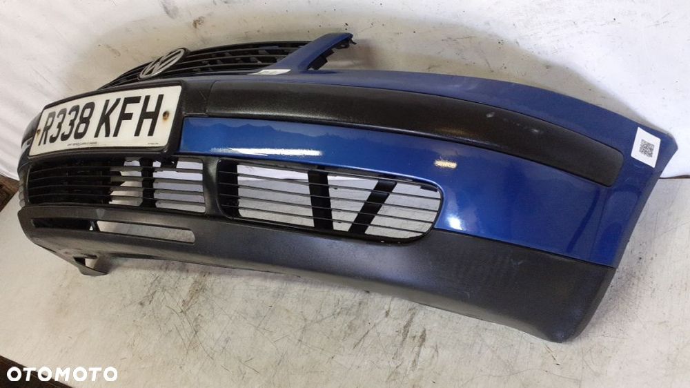 ^ ZDERZAK PRZÓD PRZEDNI DO VW VOLKSWAGEN PASSAT B5 LB5N NIEBIESKI - 3