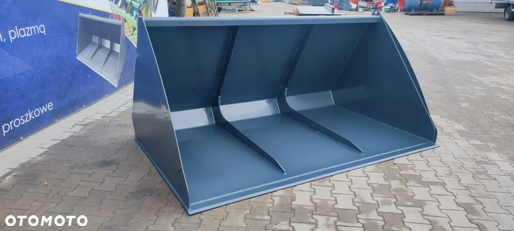 Łyżka 240 cm do ładowarki JCB, Manitou, Merlo, Kramer, Claas, do materiałów sypkich - 6