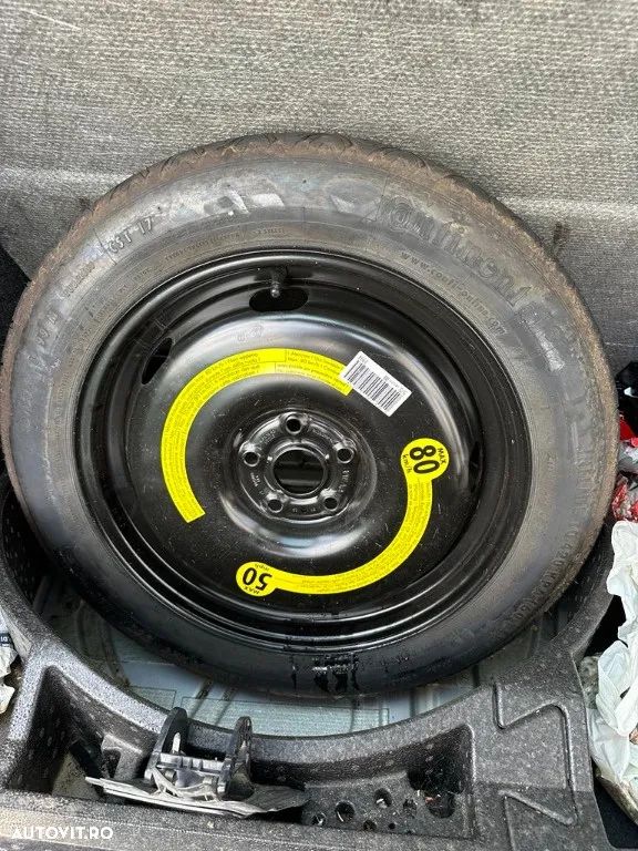 Roată rezervă Slim Volkswagen Tiguan. T145/80/R18. 99m - 1
