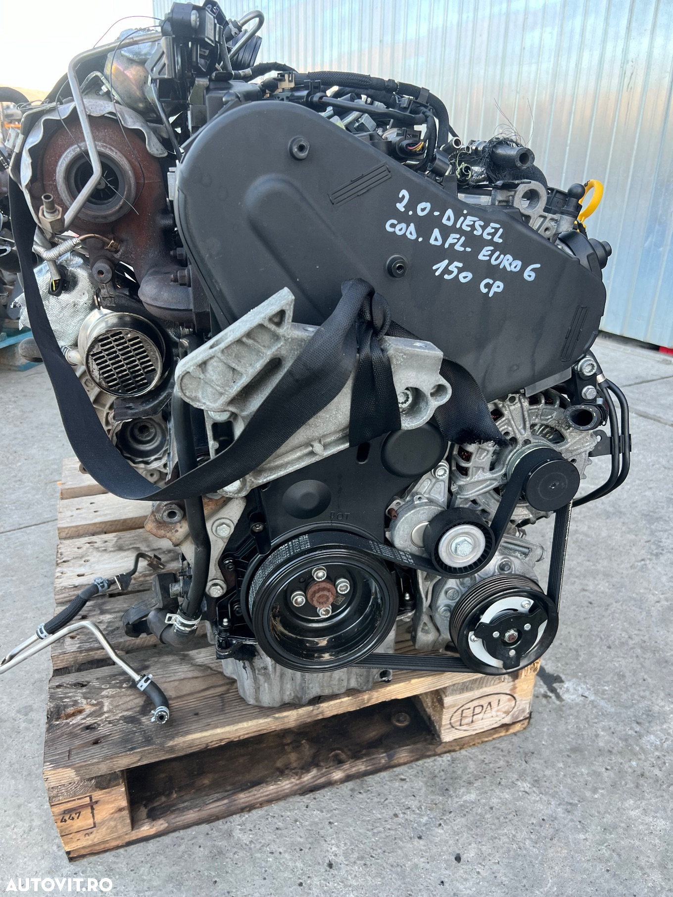DEZMEMBREZ Piese Auto Volkswagen Vw Sharan 7N Motor 2.0 Diesel Euro 6 150 CP cod DFL Cutie Viteze Automata PNZ NJJ NLN Bara Fata completa Capota Portiera fata culisanta spate Haion Stop tripla LED Injector Pompa Inalta Kit Injectie - 7