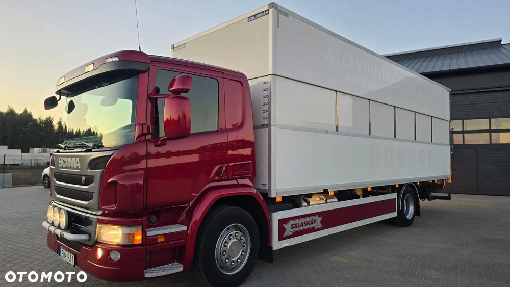 Scania P280 Euro 6 4x2 kurierka regulowany kontener 18 palet super stan niski przebieg! godna uwagi! - 7