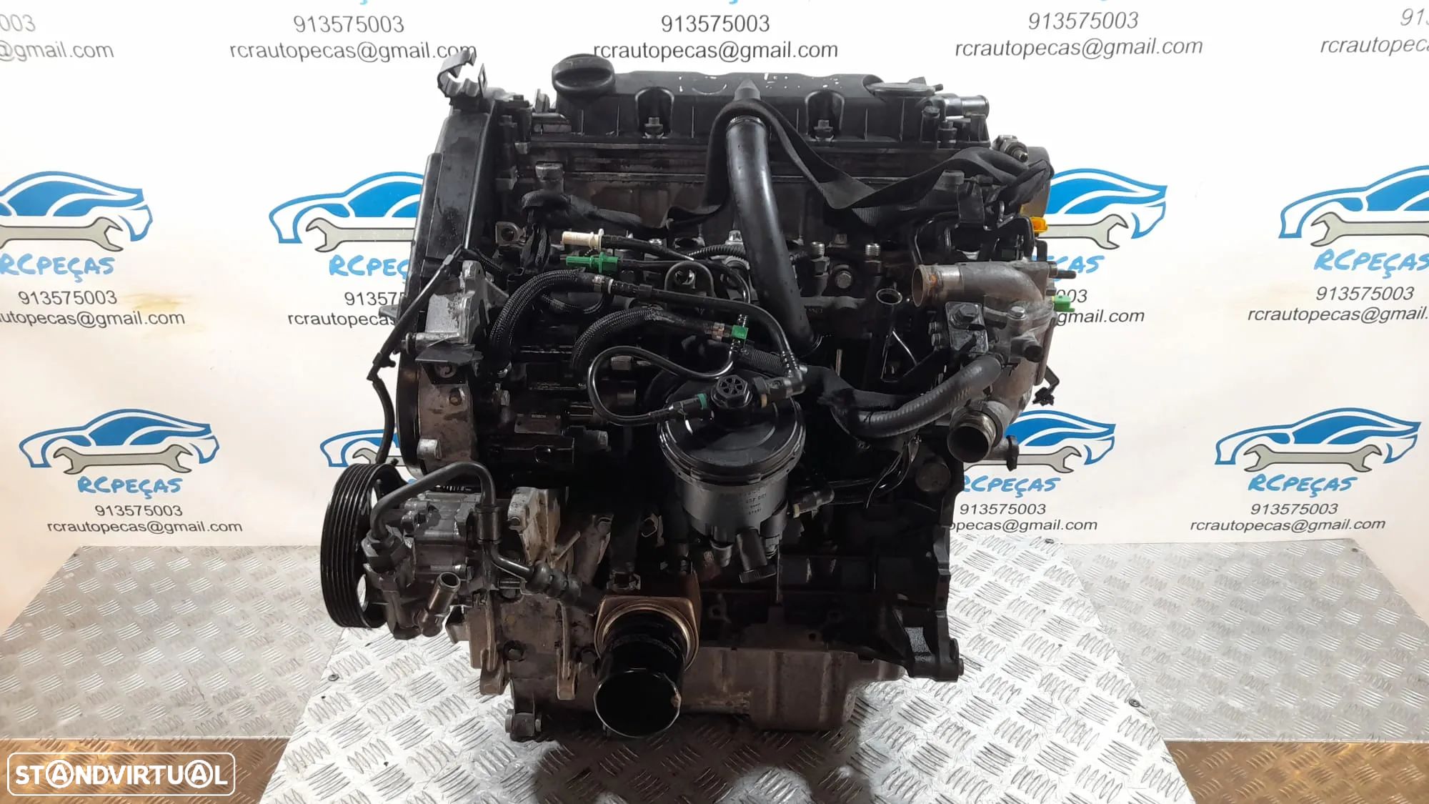 MOTOR 2.0 HDI 8V 110CV RHZ CITROEN C5 I 1 MK1 XSARA XANTIA PEUGEOT 406 307 MOTOR ARRANQUE ALTERNADOR BIMASSA COMPRESSOR EMBRAIAGEM BOMBA DIRECAO - 1