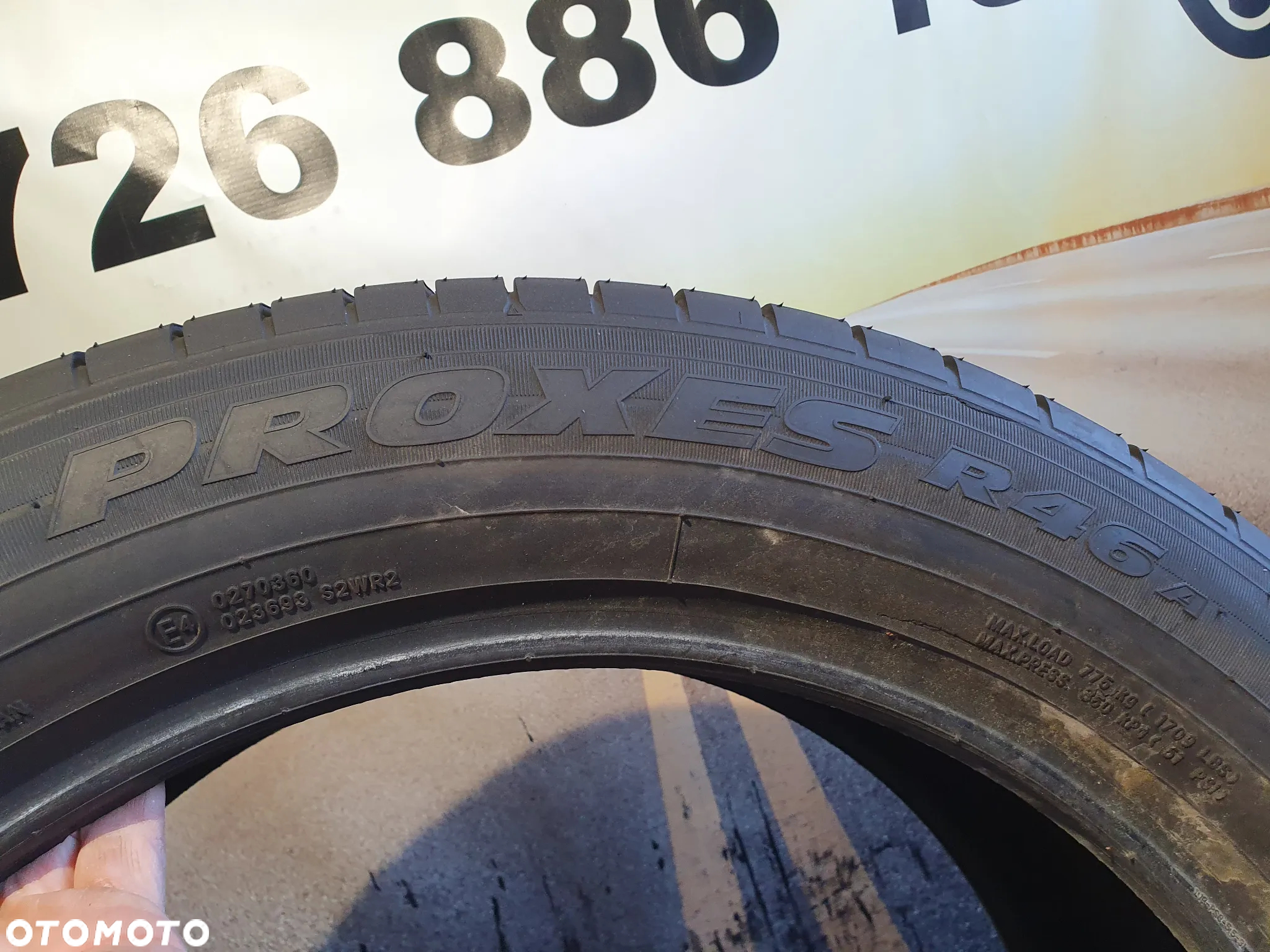 Opona pojedyncza Toyo Proxes R46  225/55/19 - 6