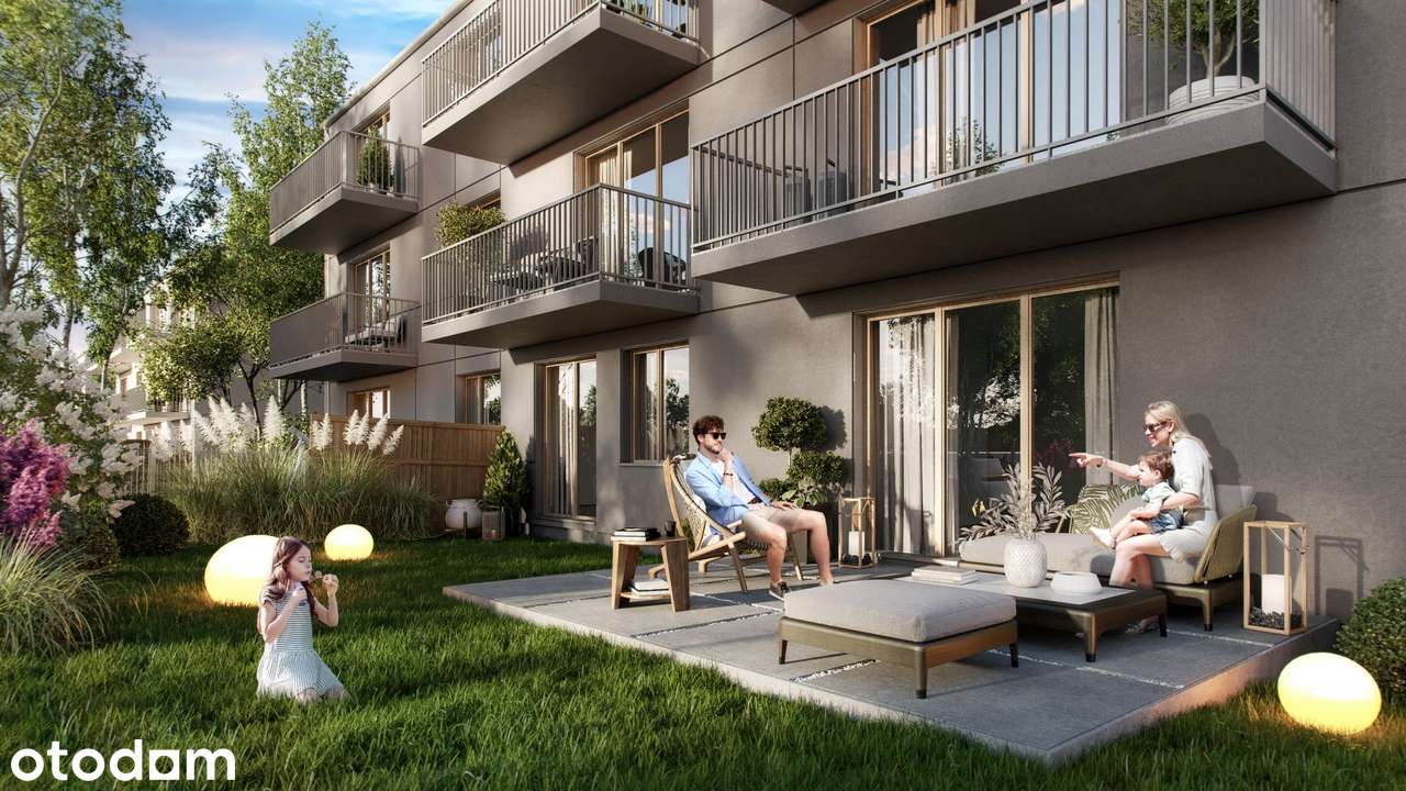 5-pokojowe mieszkanie 94m2 + ogródek Bezpośrednio