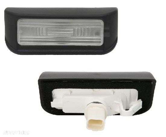 Lampa numar Citroen Berlingo/Jumpy/Spacetourer; Fiat Scudo; Opel Combo/Life/Vivaro/Zafira Life; Peugeot Expert/Traveller/Partner/Rifter; Toyota Proace/Proace City; modele cu 2 usi spate; spate, stanga = - 1