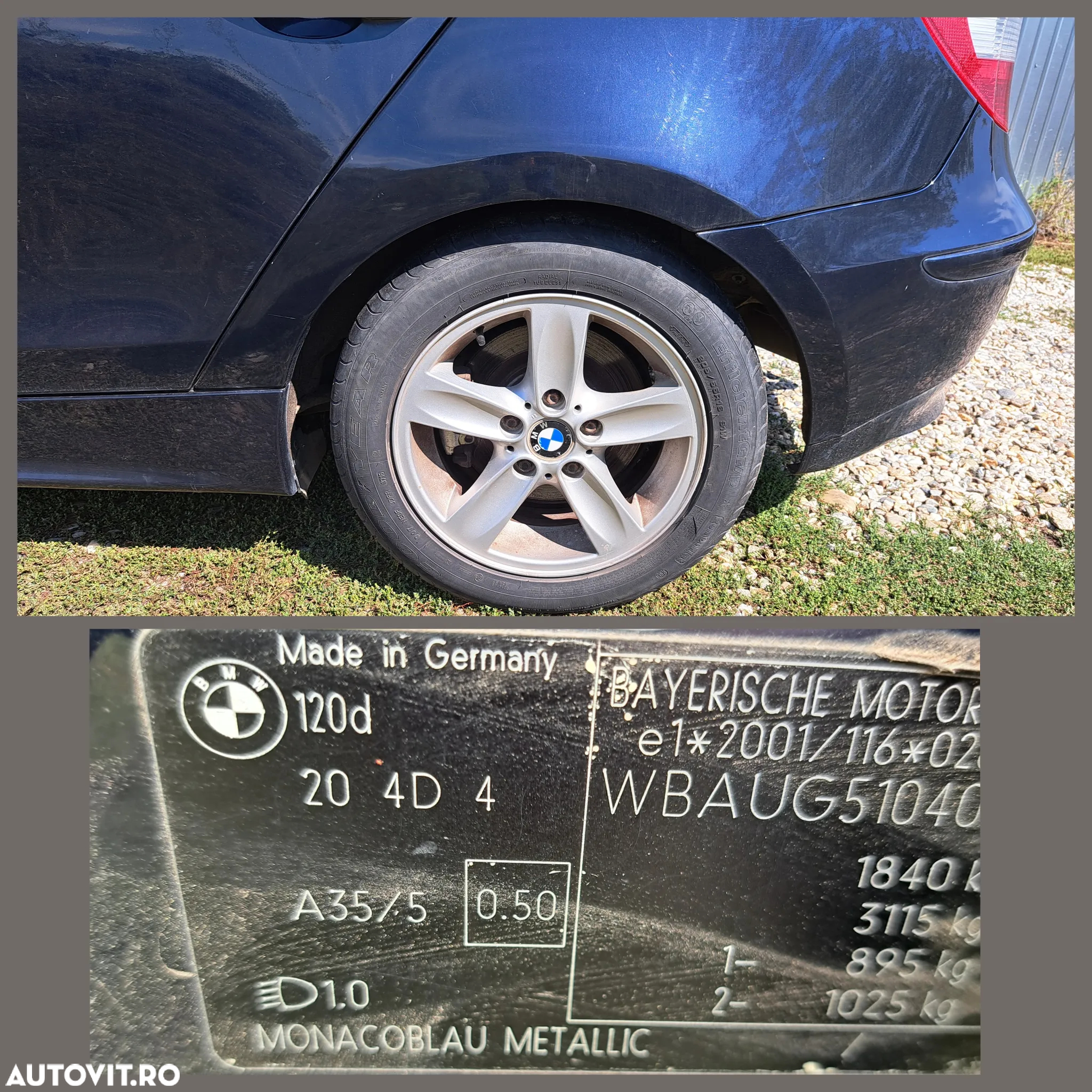 Piese BMW 120d E87 2006 motor M47 163cp diesel motor cutie viteze manuala grup spate caseta directie injectoare turbina compresor ac bara aripa usa scaun bancheta - 4