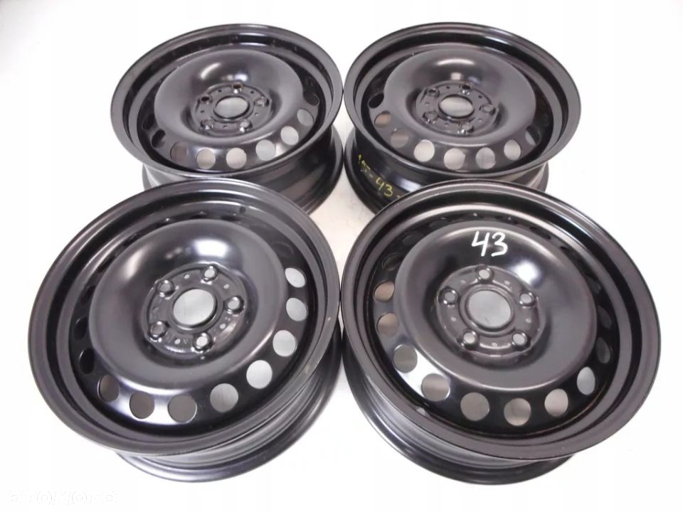FELGI 15 VW GOLF VII T ROC OCTAVIA AUDI A3 ET43 5X112 ORYGINAŁ - 2