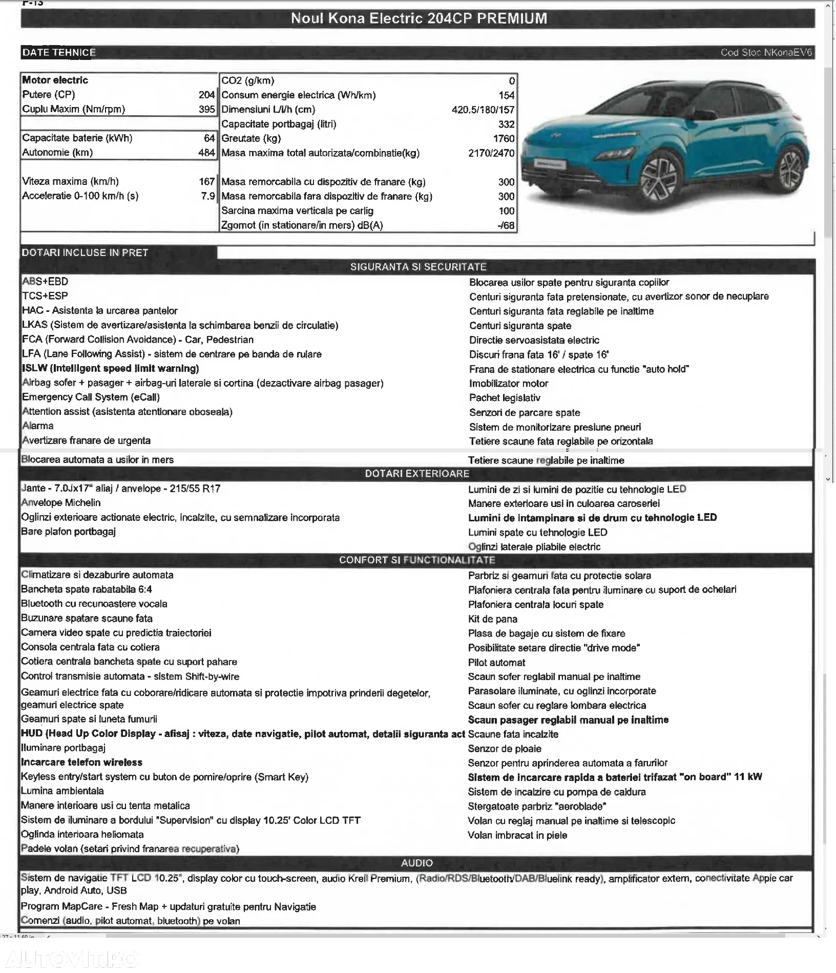 Hyundai KONA BEV 204 CP 64.8 kWh Premium - 11