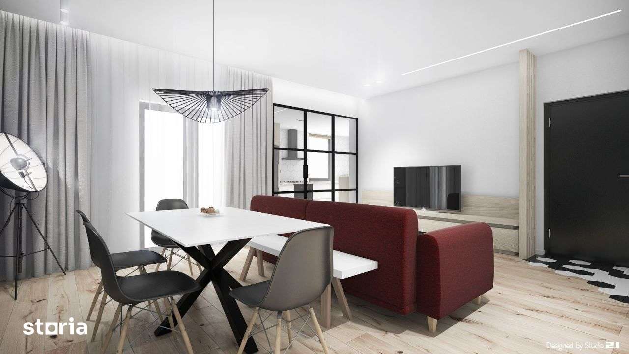 Living area of Apartament 3 bedroom in Strada Lacatusului