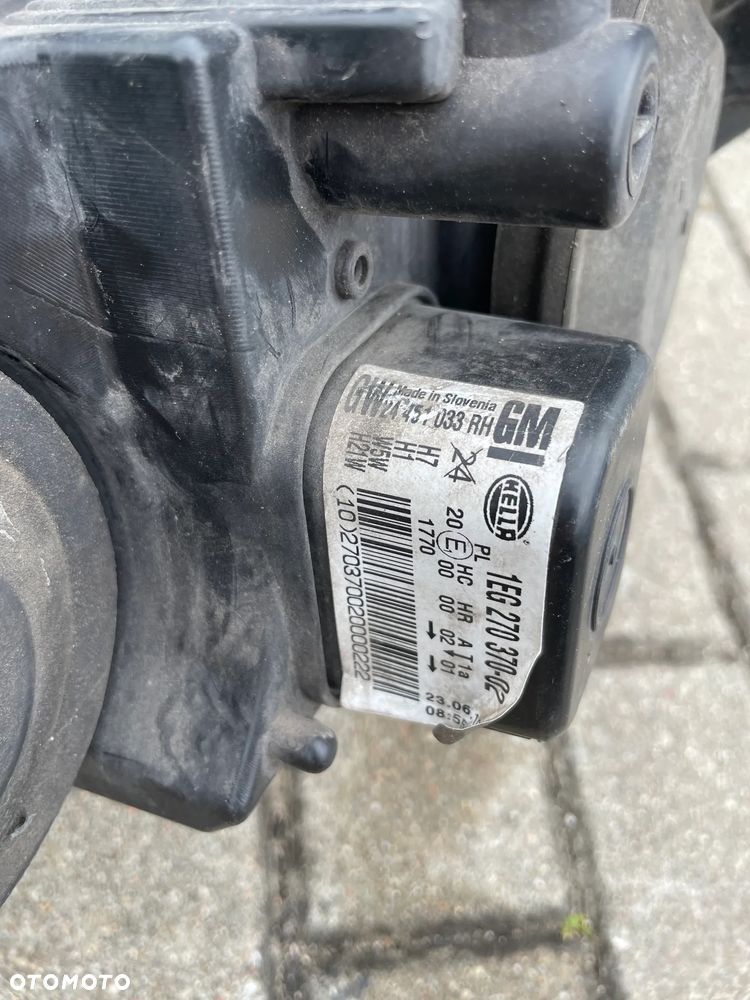OPEL ASTRA H III GTC PRZÓD błotnik prawy ZDERZAK LAMPA REFLEKTOR LEWY PRAWY przedni lampa lewa prawa GTC Hella Z20R - 8